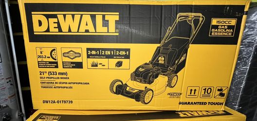Brand New DEWALT 21" 150cc Gas Self-Propelled Lawn Mower (Model DW12A-01T9739) 4 available 