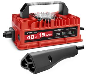 15 AMP 48 Volt Golf Cart Battery Charger