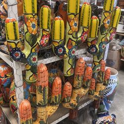 Set De 3 Cactus De Talavera $80