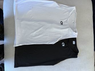 Athletic Mesh Tank Tops – White and Black