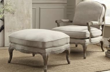 Chair And Ottoman Set