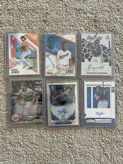 Autographed Baseball card lot! See description for more details!