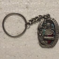 Nice American Farmers Feed the World Pewter Key Chain