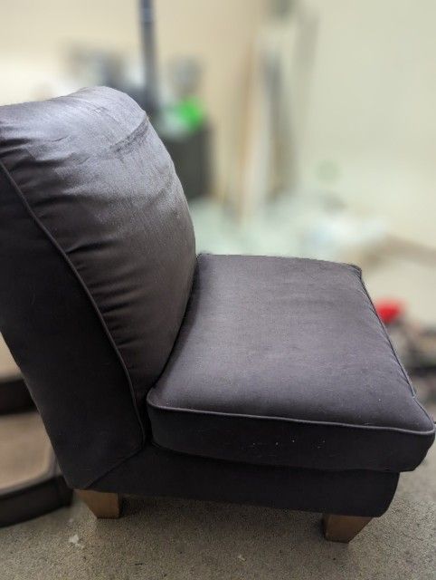 Lazboy Slipper Chair-purple