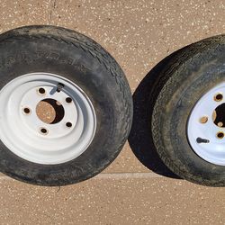 Trailer tires and wheels 4.80 X 8
