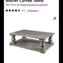 Brand New Open-Box Baxter Coffee Table 
