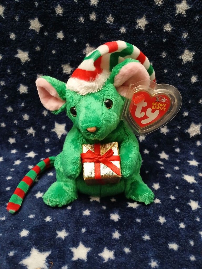 (Rare) Beanie Baby Christmas Collection "Tidings" The Mouse