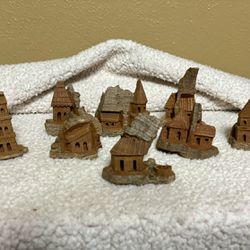 Lot Of 7 Mexican Woodcraft 