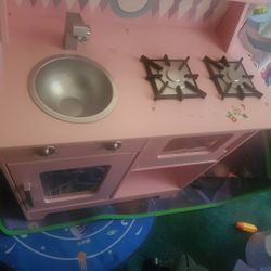 Pink Kitchen Set