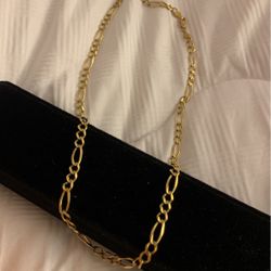 24in 14k Gold Figaro Link Chain