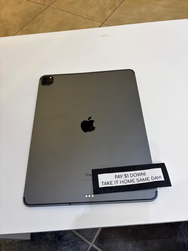Apple iPad Pro 12.9 Inch 4th Gen - Pay $5 today and the rest later!!