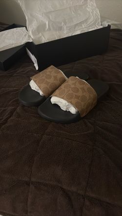 Coach Signature Slide Sandals (Brand new)
