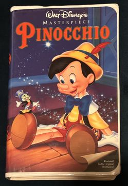 Pinocchio Walt Disney Masterpiece Classic VHS 1993