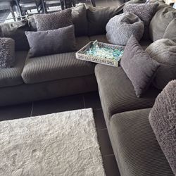 Sectional Big And Comfortable In Good Condition But Hav A Slight Weak Arm 
