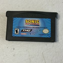 Nintendo Gameboy Advance Sonic Advance game