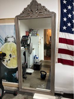 Large Wooden mirror