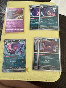 Gengar Pokémon TCG Card Lot of 5
