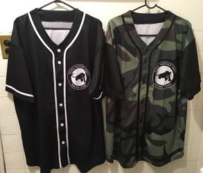 Black Panther Party baseball jersey, ( Sold Individually)