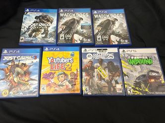 PS4/PS5 games lot