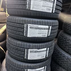 SET OF FOUR NEW TIRES 215/45/17 ROYAL BLACK INCLUDING MOUNT AND BALANCE, ASK ME FOR SIZES AND BRANDS 