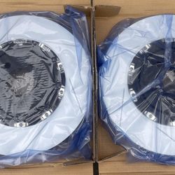 2015-2020 Dodge Charger Challenger Hellcat Redeye Scatpack WB Front Slotted 2pc Rotors