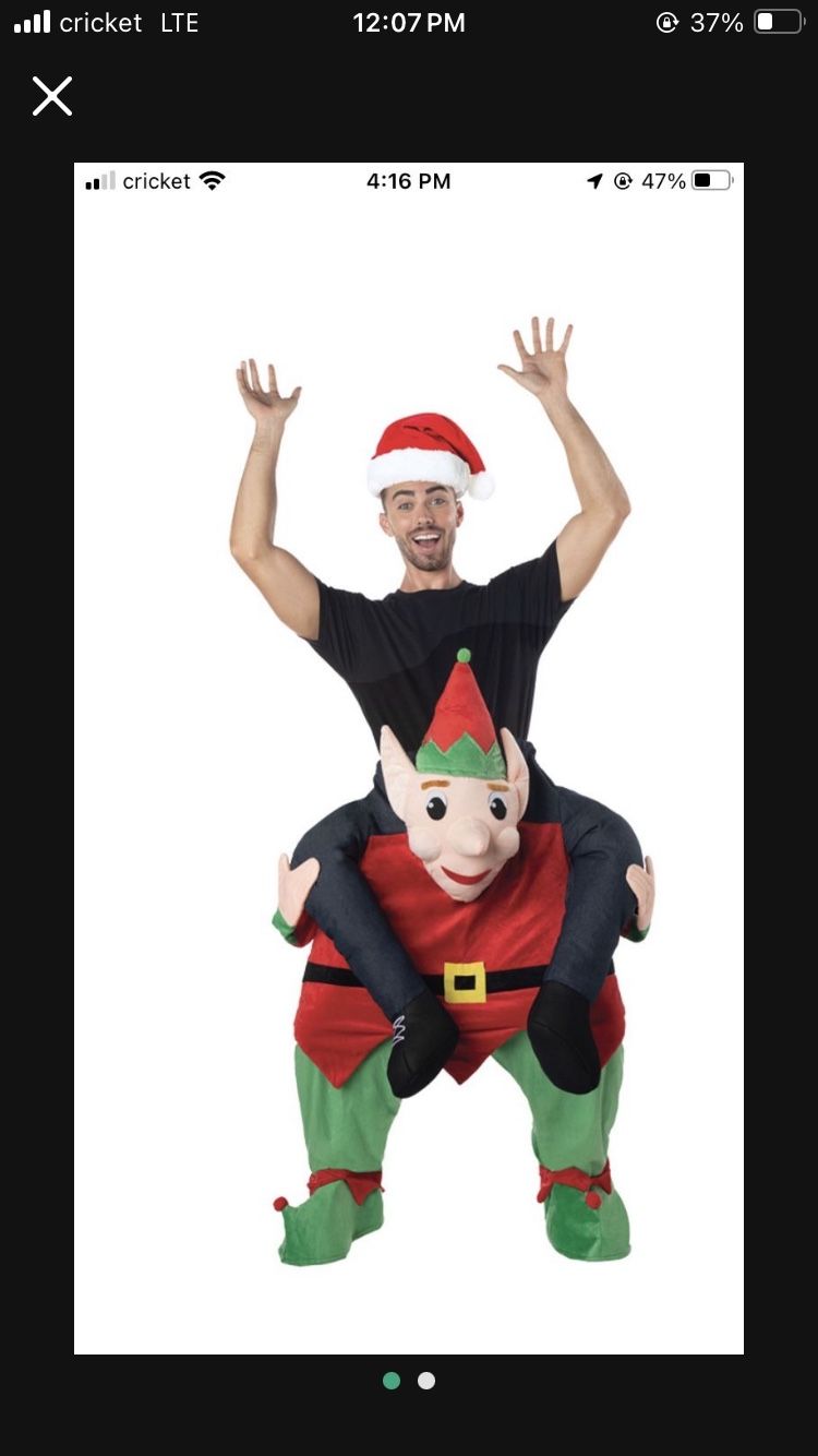 Carry Me ELF Costum For Crismas Holiday