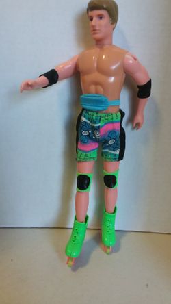 1991 ROLLER BLADE (OUTFIT) FOR KEN DOLL, SKATES FLICKER AND FLASH (DOLL NOT INCLUDED)