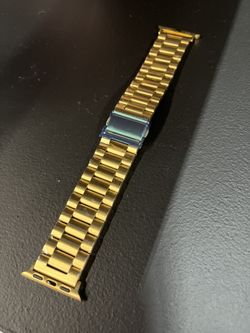 Gold iPhone Watch Wrist Band