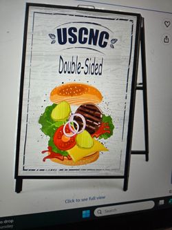 New A Frame Sandwich Board