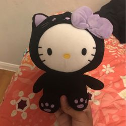 Black Hello Kitty Suit Hello Kitty Stuffed Animal