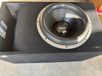 15” DVX Subwoofer in Ported Box