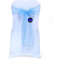 Organza Chair Sash Bows 