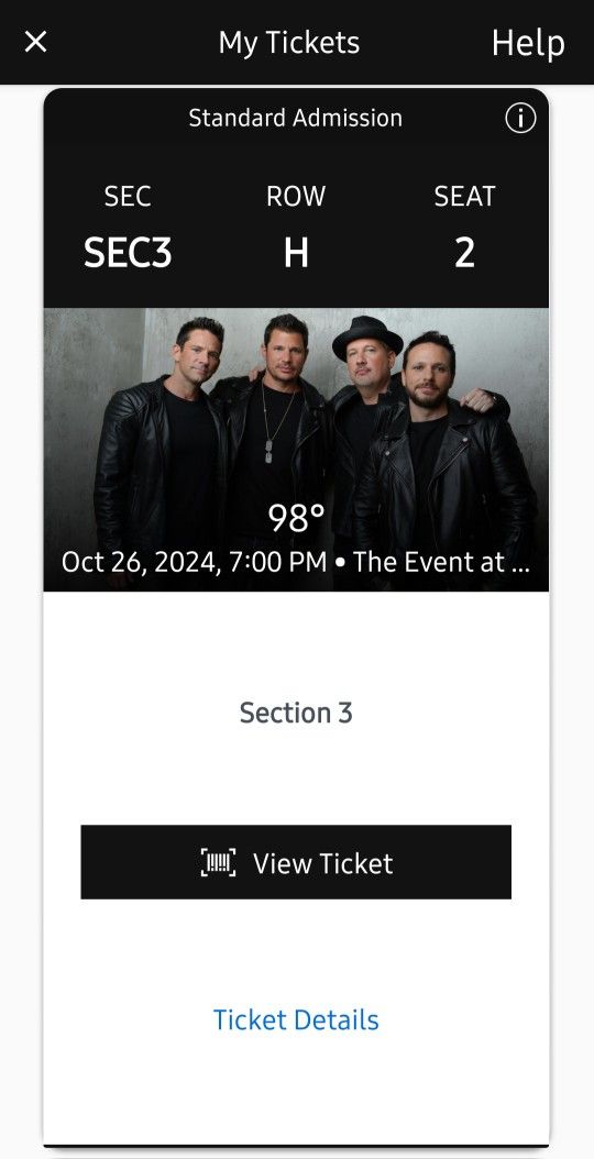 98 Degree Graton Concert tickets