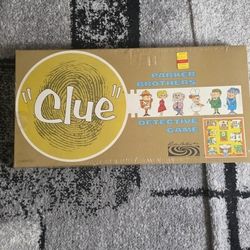 Clue Board Game Unopened Over 50 Year's Old