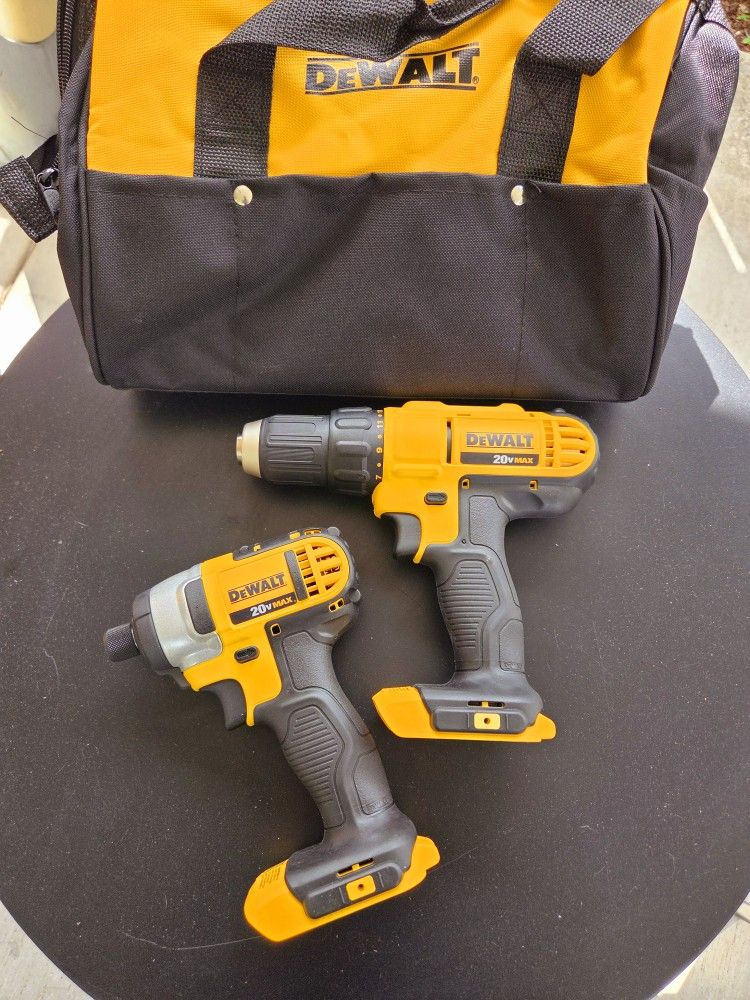Dewalt Driver And Drill. Set Of Two. NEW !