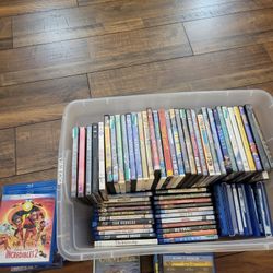 100 Blue Rays. Lots of Disney! Local Pick-up Only 