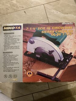 nikota 7-1/4 circular saw