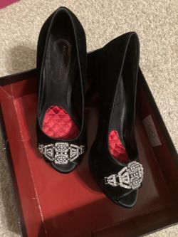 Antonio Melani Black Velvet Pumps