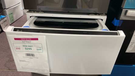 LG.   27” sidekick Pedestial Washer- 1 year Warranty