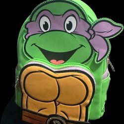 Loungefly Nickelodeon TMNT Donatello Cosplay Mini Backpack