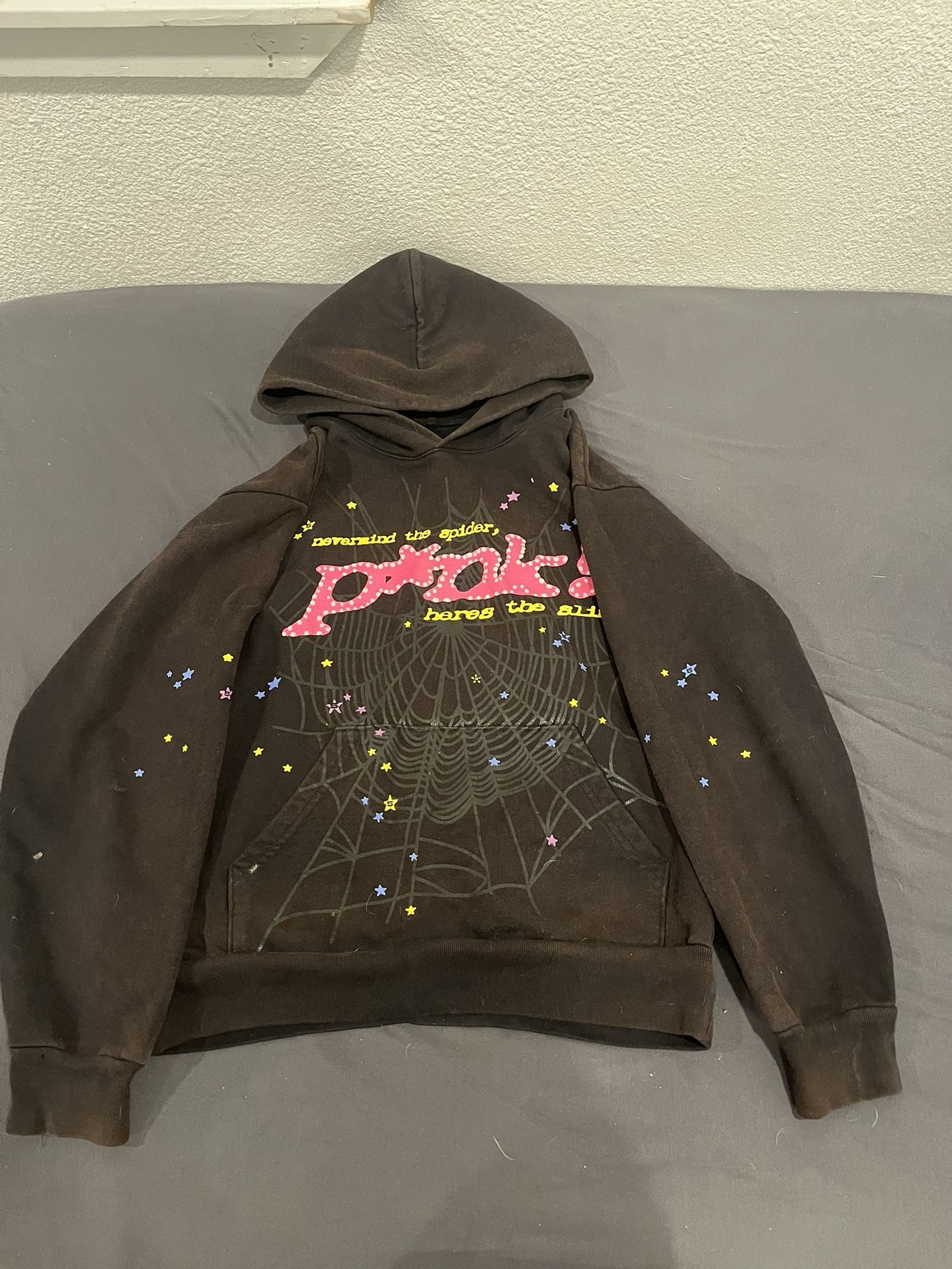 Sp5der, Black And Pink, Size Small