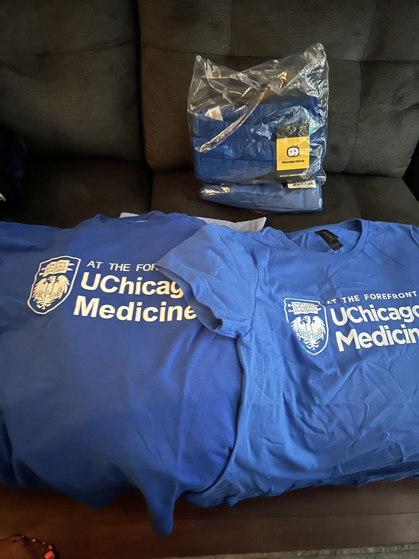 University of Chicago Hospital Uniform 2 T Shirts