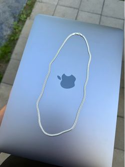 Silver Cuban Link Chain 3.5mm 20inches