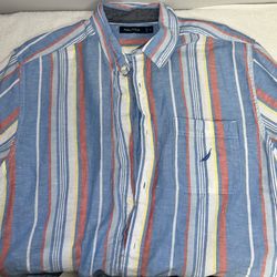 Náutica XL Short Sleeve Collar Shirt