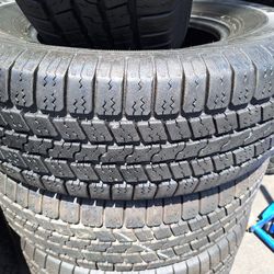 265/70/17/ $300 GOODYEAR SEMI NEW FOUR TIRES