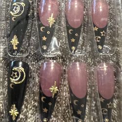 Artificial Halloween Inspired Fingernails  Set