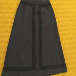 Designer Wool Skirt