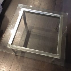 Glass Top Coffee Table 36x36 - $45 OBO