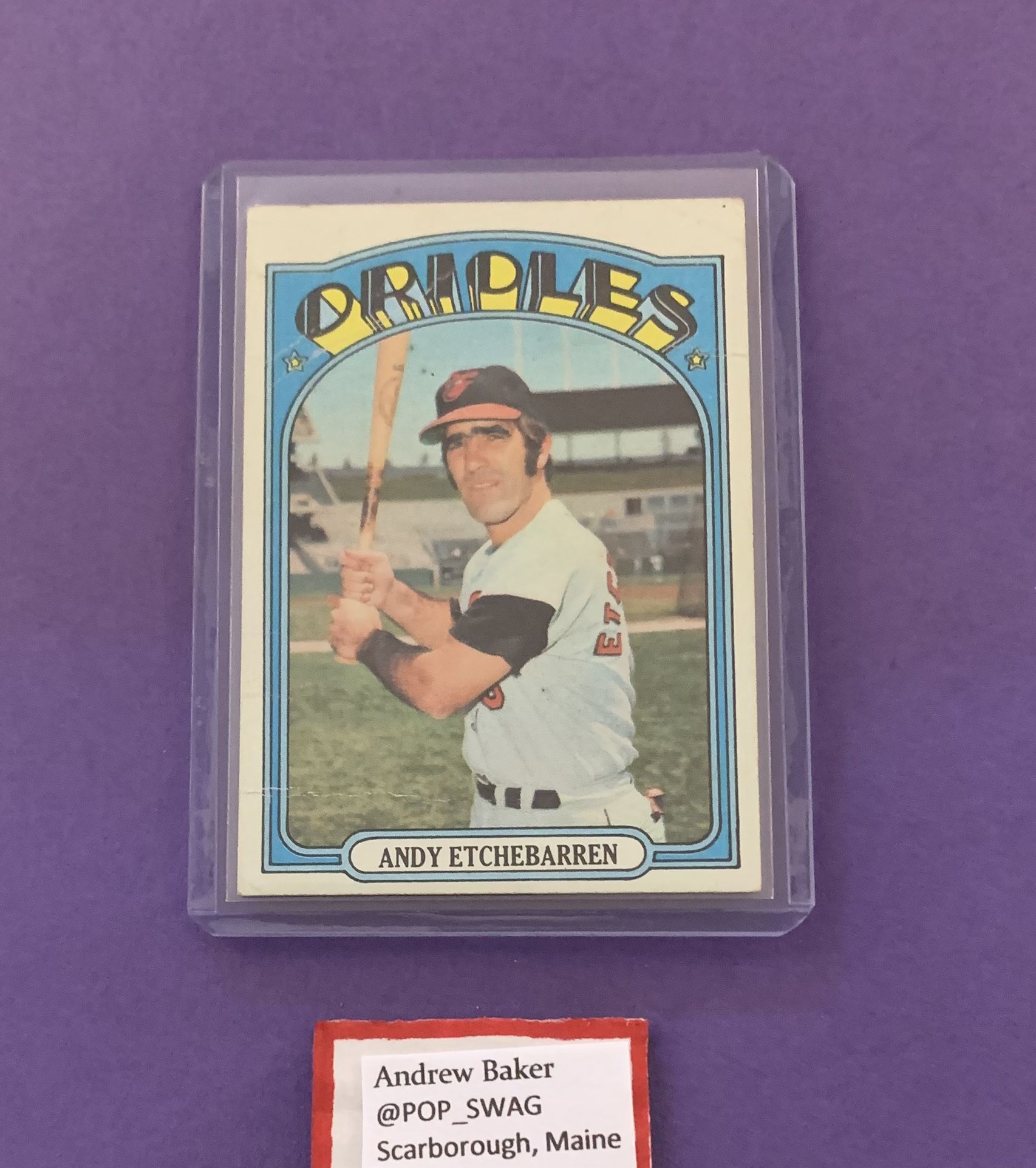 Andy Etchebarren #26 1972 Topps Baseball Trading Card