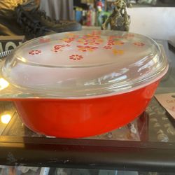 Friendship Pyrex 2.5 Quart Oval 